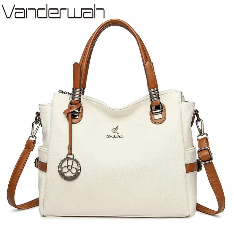 Genuine Handbags Designer High Quality Leather Large Crossbody Bags For Women Shoulder Bag Sac A Main
