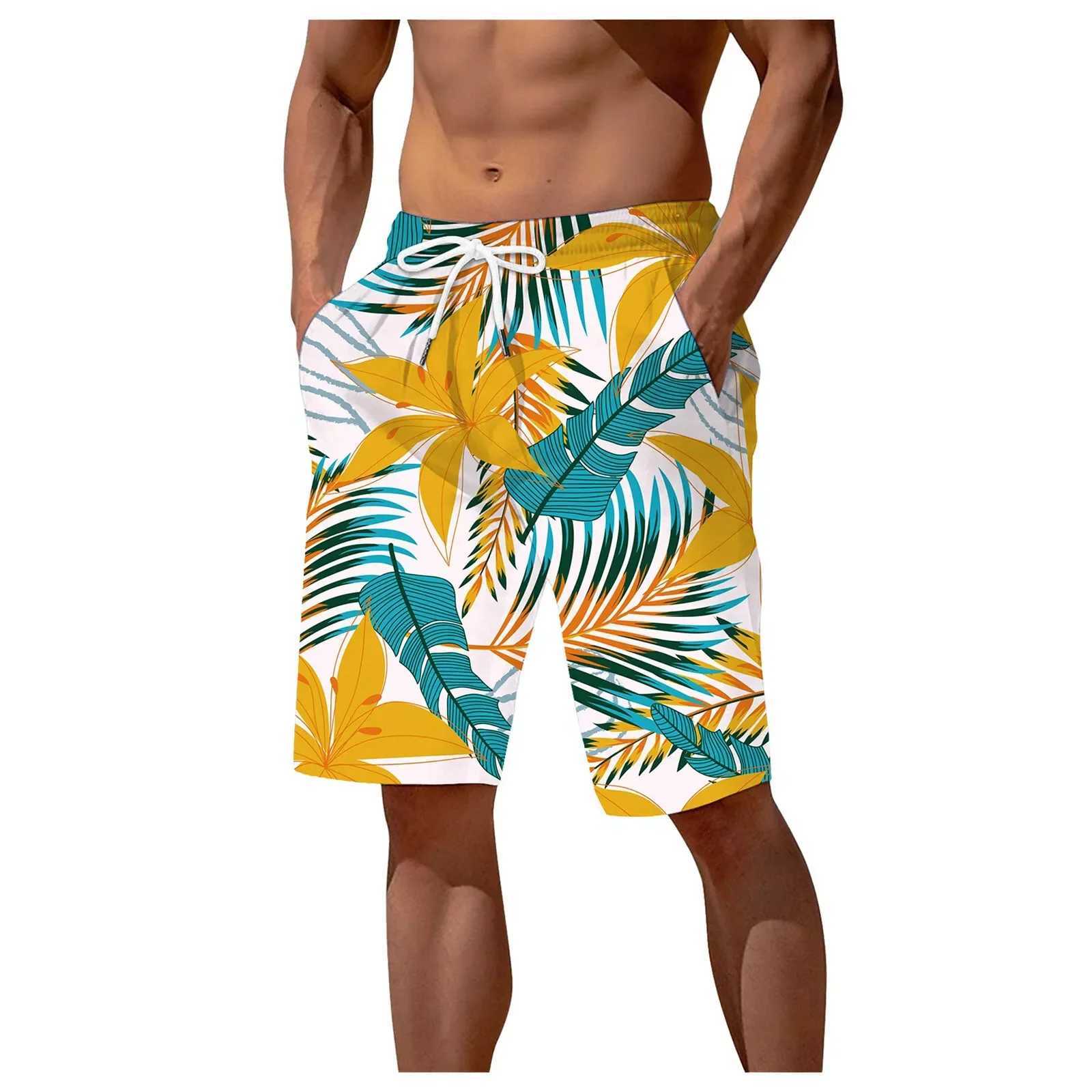 Mens Palm Tree Gradient Pattern Fashion Shorts Boys Summer Cool Hawaii 3D Printed Casual Swim Trunks Quick Dry Surfboard Shorts J250515RTKX