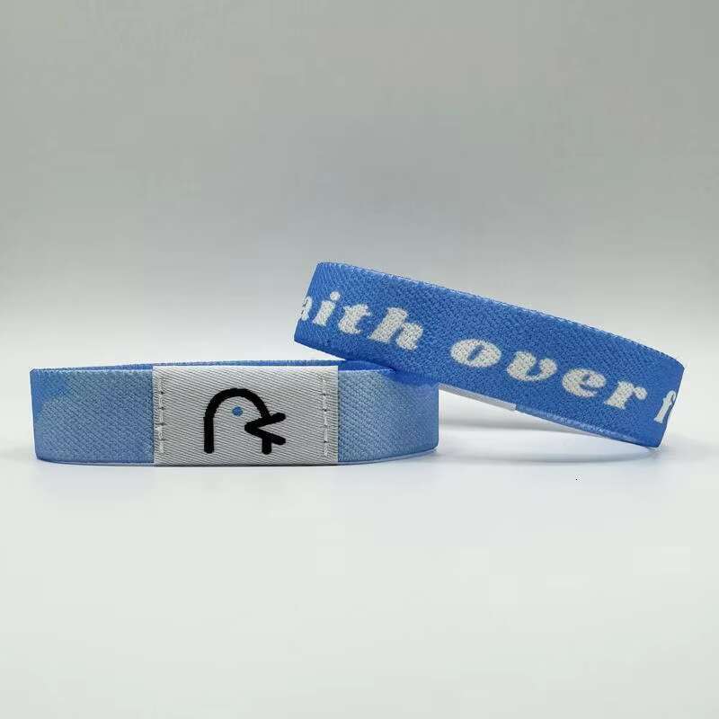 Tiktok Hot Selling Christian Gift Wearable Fabric Smart NFC Rfid Wristbands Custom Dropshipping Scan Daily Bible Verse Bracelet