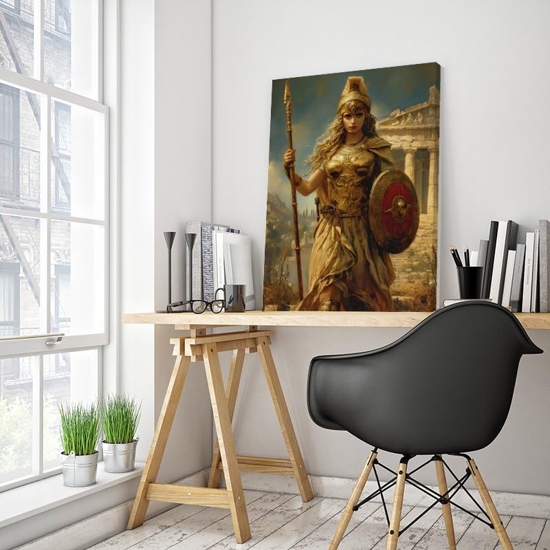 Athena Canvas Poster Wall Art Decor Print Picture Paintings for Living Room Gift ForBedroom Decoration 12x18inch(30x45cm)