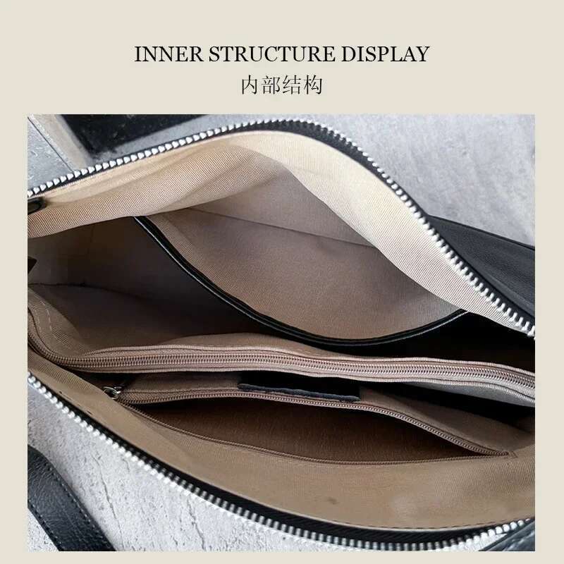 Women's Cow Real Leather Crossbody Bag Female Cowhide Designer Shoulder Bags Ladies Casual Soft Tote Handbag For Lady New