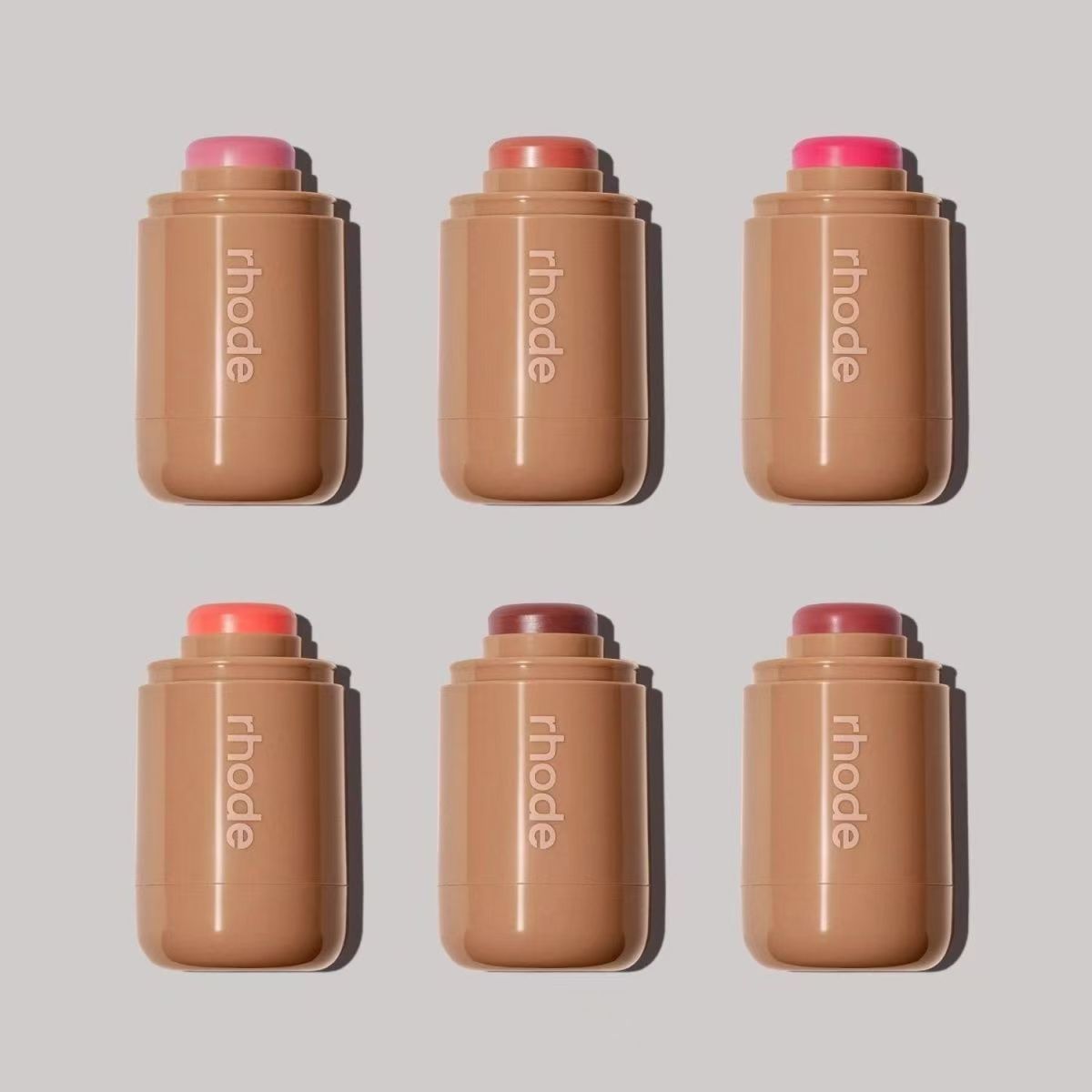 rhode Blush Magic Blush Stick 3-in-1 Cheek Lip Tinted Moistured Blush Stick Silky Brighten Blush Cream Blusher Cosmetics Tubes Matte Contour
