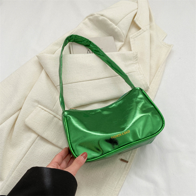 Free Delivery Designer Bag Niche Design Armpit For Women 2025 New Trendy And Fashionable Patent Leather Simple Shoulder Hand French Stick Luxury Bag