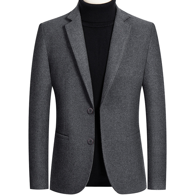 k1246 Suit with Trendy Casual Jacket - Elegant Double-Breasted Design