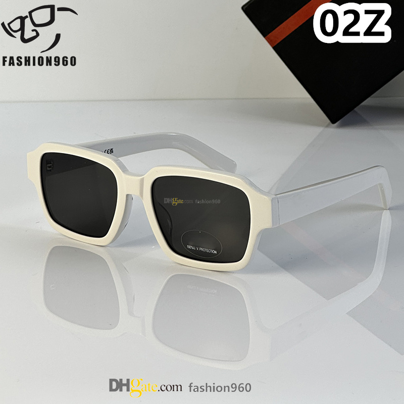 Square Mens Sunglasses for Women Designer Acetate fashion outdoor Nylon lenses Triangular signature driving Shades De Sol gafas Lunette Sonnenbrille 0