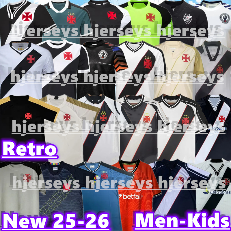 2024 2025 Vasco da Gama Soccer Jerseys 24 25 Alex Teixeira Medel Marlon Gomes PAYET MORATO SEBASTIAN LGBTQIA Retro 2010 Home Away Mens Football Shirt Camisa de Futebol