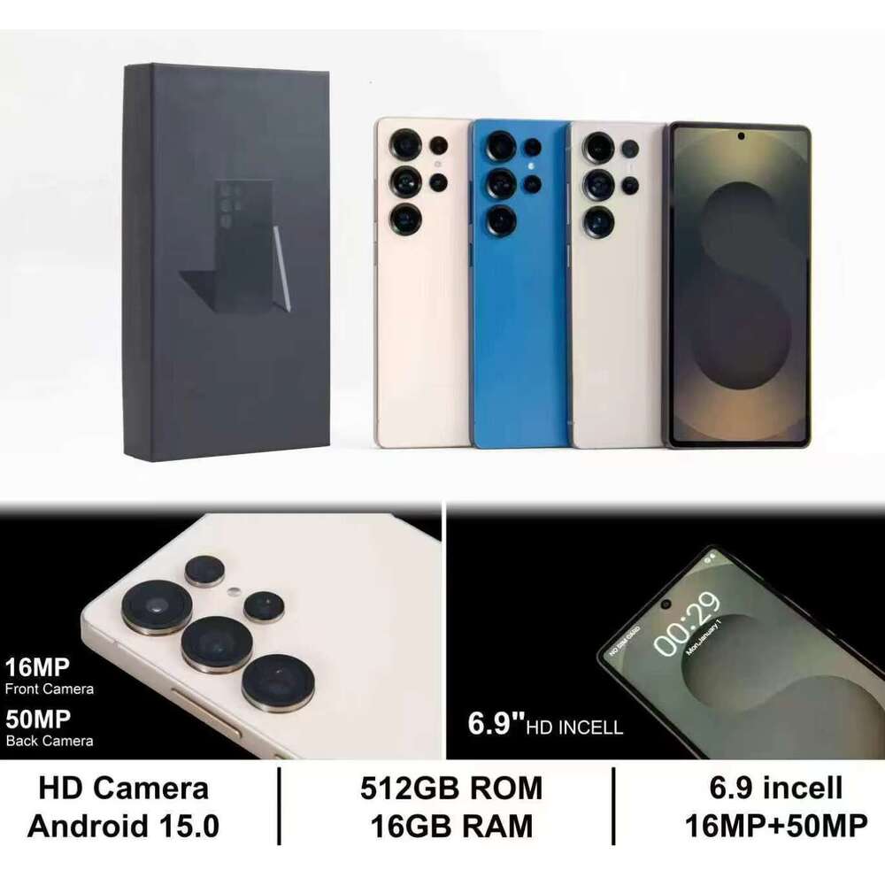 New S25 Ultra+ Android 14.0 Smartphone Infinix 7.3 Inch LED Display Discount Price Spanish Operating Language
