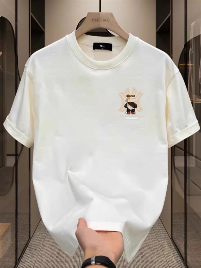 free shipping designer Men's T-Shirts outdoor casual sport soft comfortable black white clothing for men big size