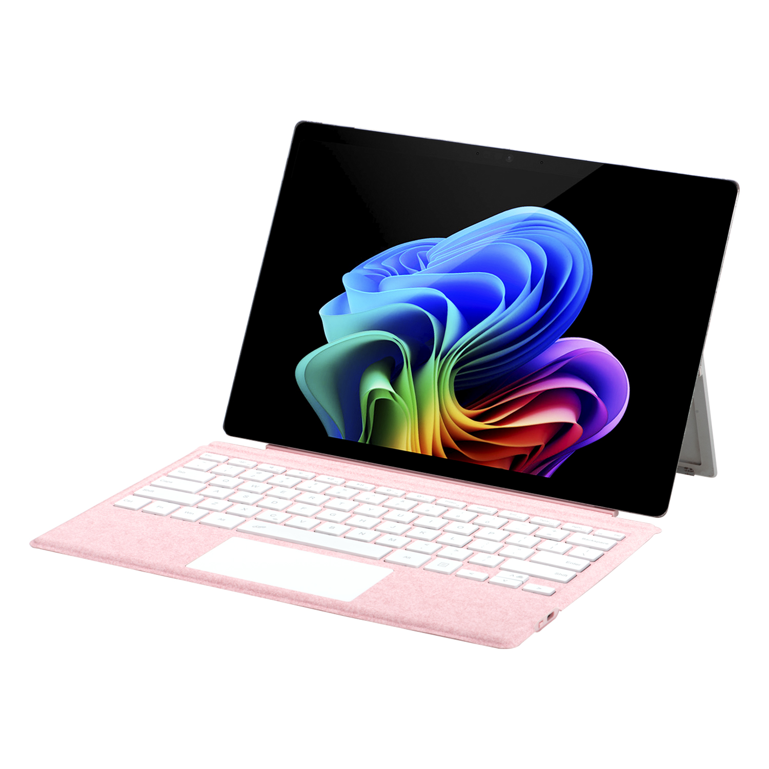 Portable Wireless Keyboard 7 Colors Backlight BT Type Cover Keyboard with Trackpad Wireless Keypad for Surface Pro 3/4/5/6/7/7+