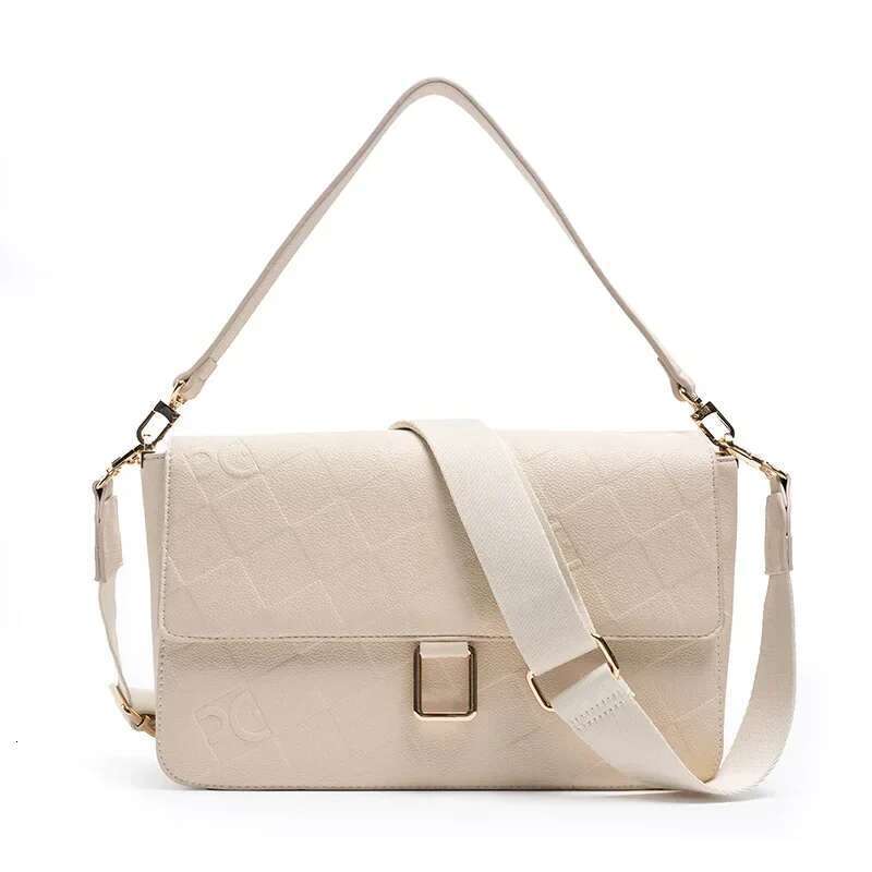 Classic Solid Color Design Women's Shoulder 2024 New Geometric Square Dark Large Capacity Pattern Commuter Crossbody Bag