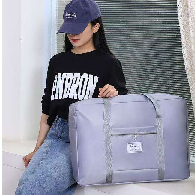 Multi functional travel large capacity waterproof luggage storage clothing sorting moving packing bag boarding bag
