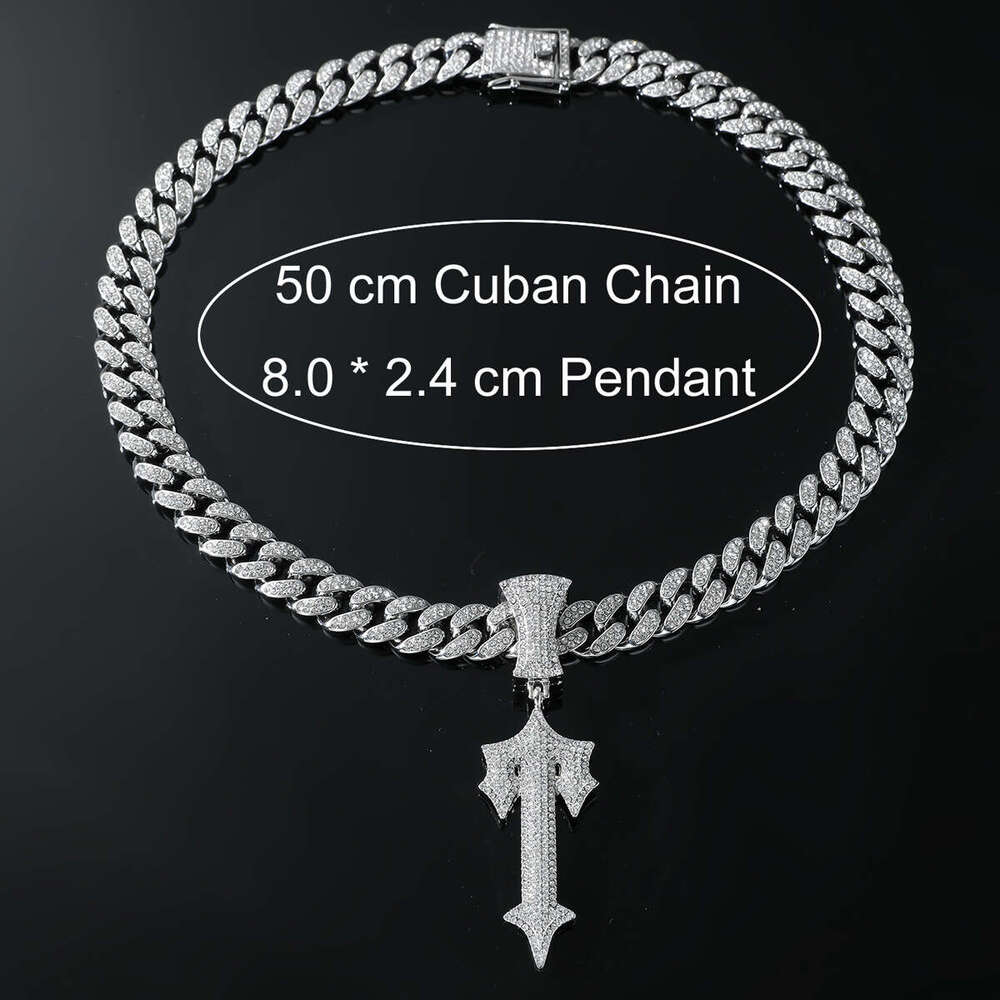 New Style Versatile Daily Full Pendant Necklace Alloy Hip Hop Jewelry Trendy Neutral Unisex