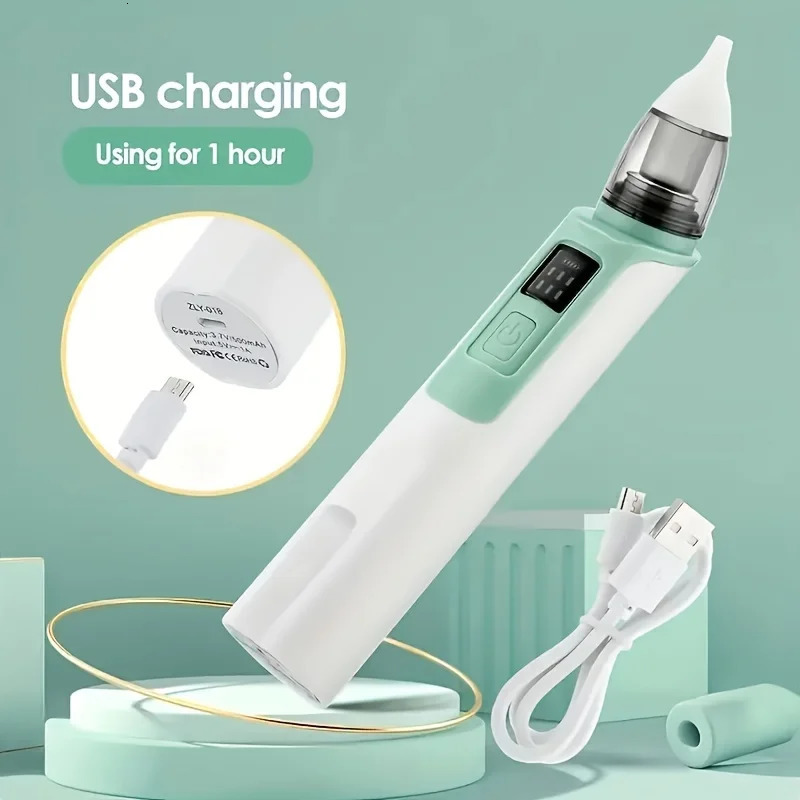 1PC Electric Nasal Absorber Silent Baby Obstruction Rhinitis Cleaner Nasal Aspirator Nose Snot Cleaner For borns 250513
