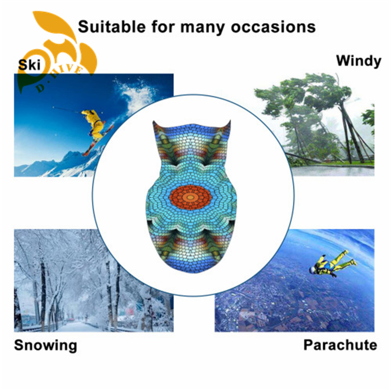 new Ski mask made of polyester, comfortable and easy to wear, multifunctional face scarf for outdoor activities