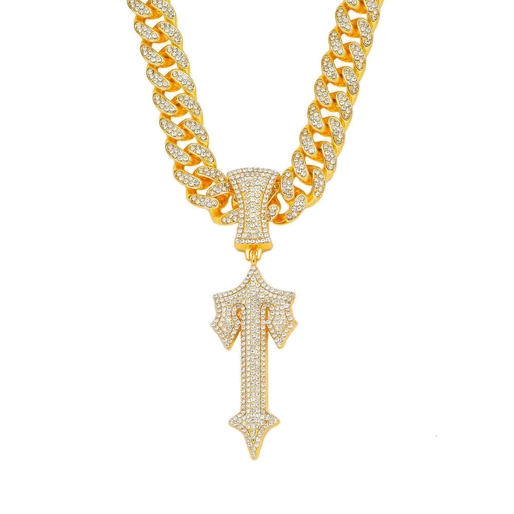 New Style Versatile Daily Full Pendant Necklace Alloy Hip Hop Jewelry Trendy Neutral Unisex