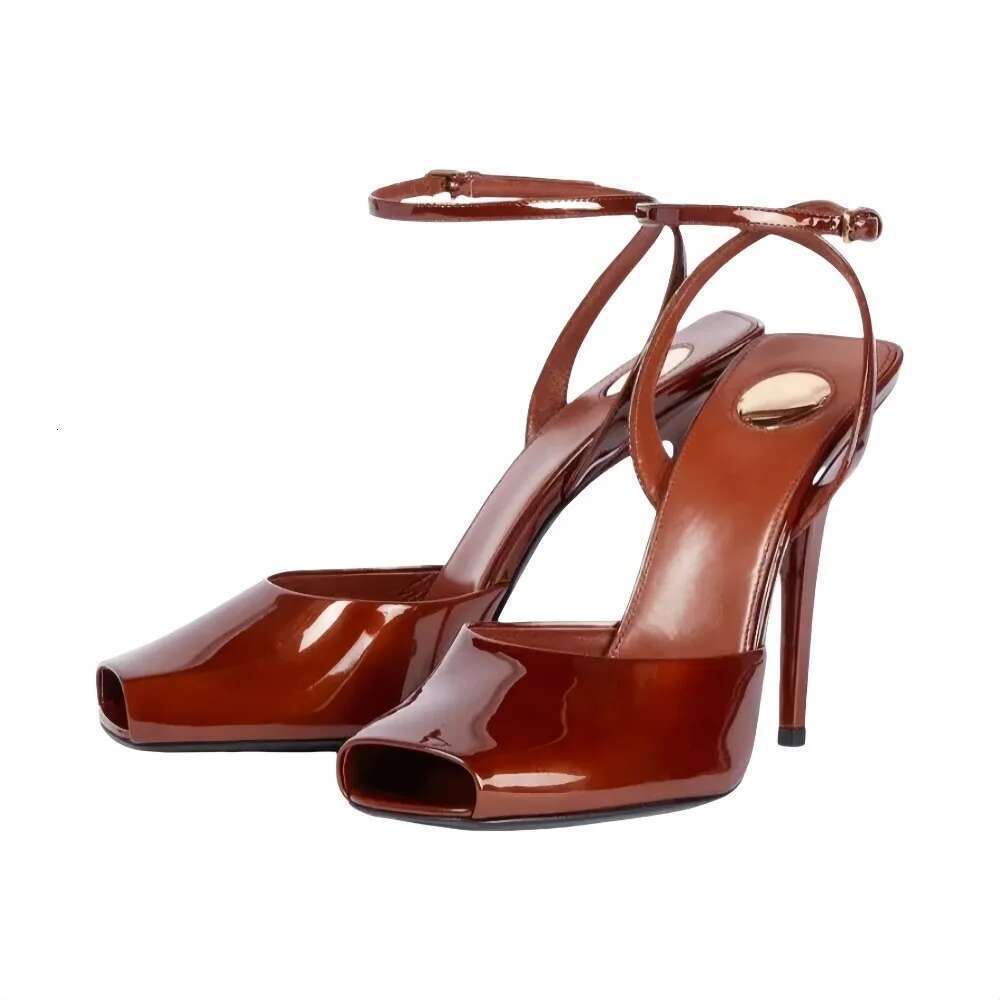 2025 Women's Sexy Stiletto Buckle Fish Mouth Sandals - Spring Summer Fashion High Heels for Nightclub Party Evening Dress