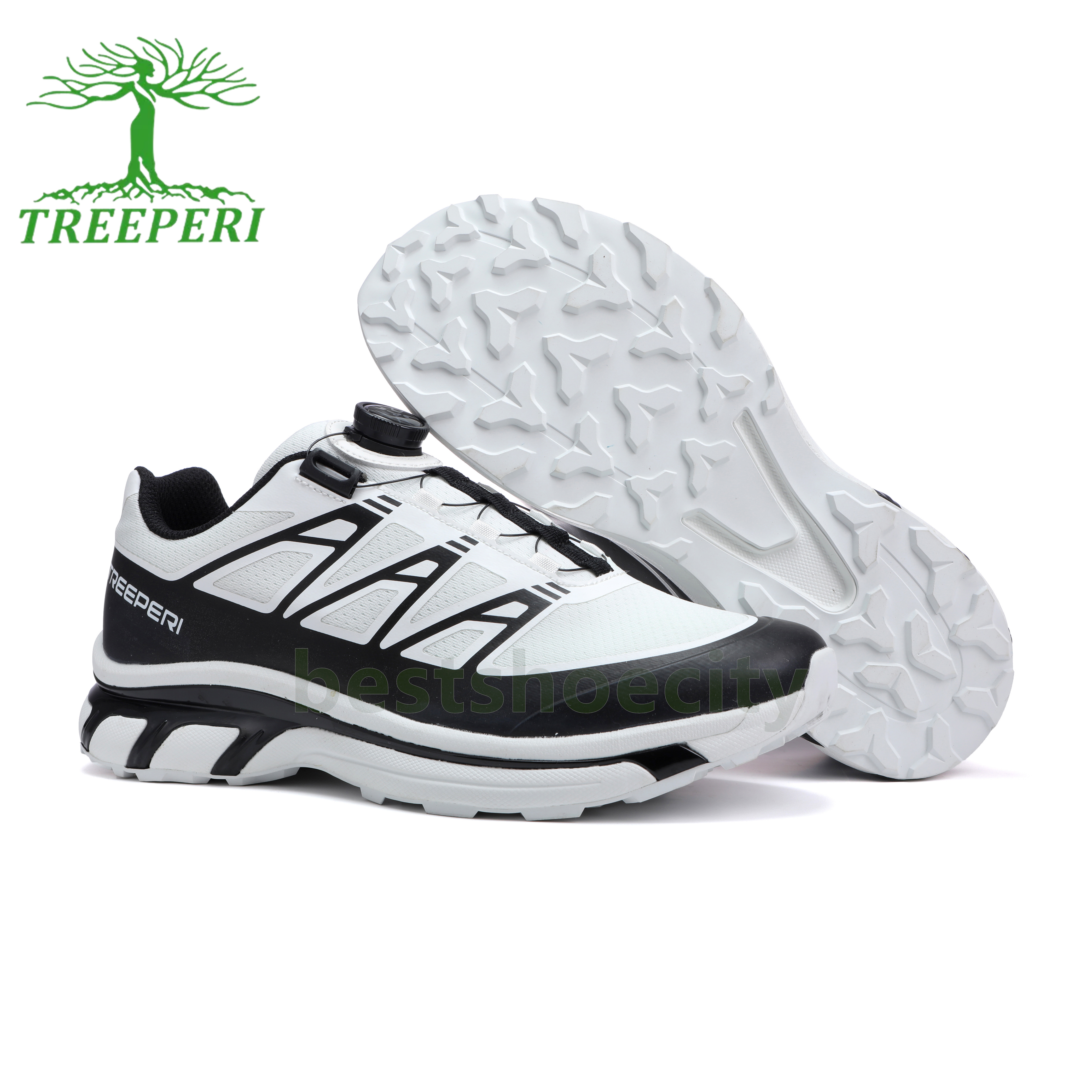 free shipping mens trainers Treeperi running shoes T92 Knob Buckle mens women shoes Breathable fabric Athletic Shock-absorbing outdoor Non-slip design