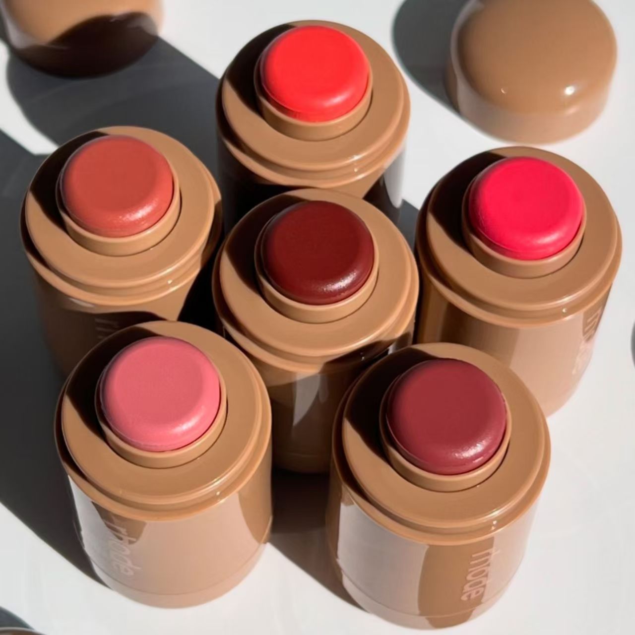 Fashion RHODE Blush Face Cheek Makeup Stick Beauty Cosmetics Piggy Freckle Toasted Teddy Sleep Girl Juice Box Spicy Marg Cosmetics Long Lasting