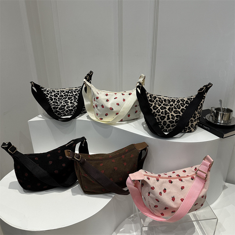 Bag, crossbody 2025 high-end shoulder new women's niche commuting armpit crescent bag, dumpling bag