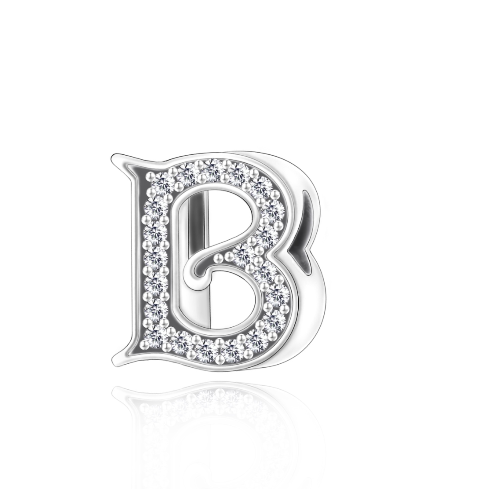 FewDook 2025 New Original Simple 26 Letter A-Z with Zircon Mix & Match Alphabet Charm Fit Pan Charms Bracelet Bead for Holiday Style Jewelry Designer 