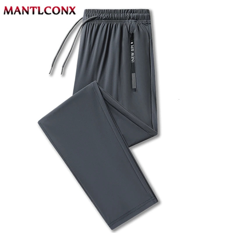 Summer Casual Pants Men Running Jogging Gym Fitness Quick Dry Trousers Outdoor Sports Women Sweatpants Black 3XL 250513Z