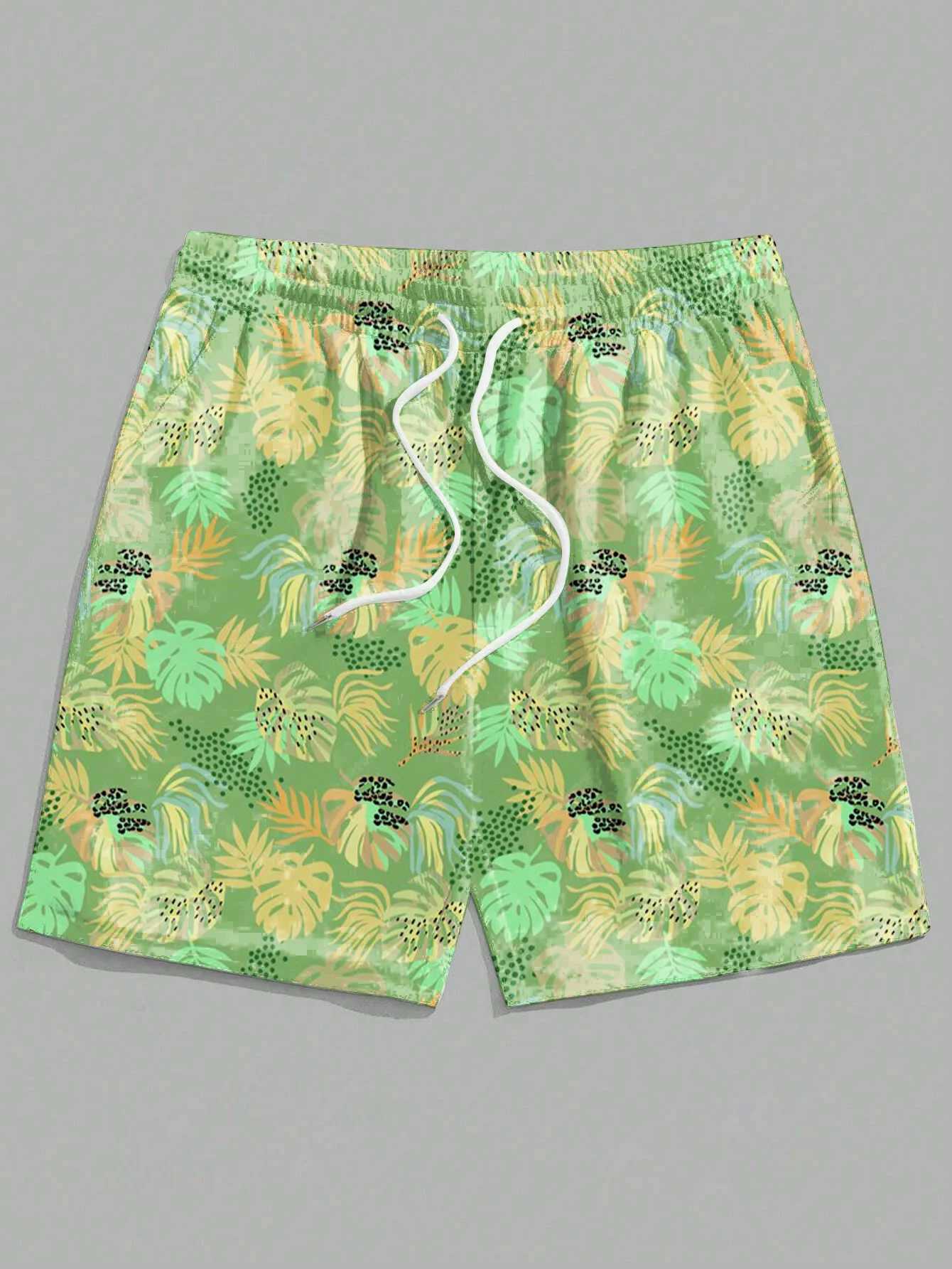 Mens Hawaiian Swim Trunks 3D Hawaiian Pineapple Print Beach Shorts Quick Dry Outdoor Leisure Sports Shorts Fashion Mens Shorts J250515Y46Q