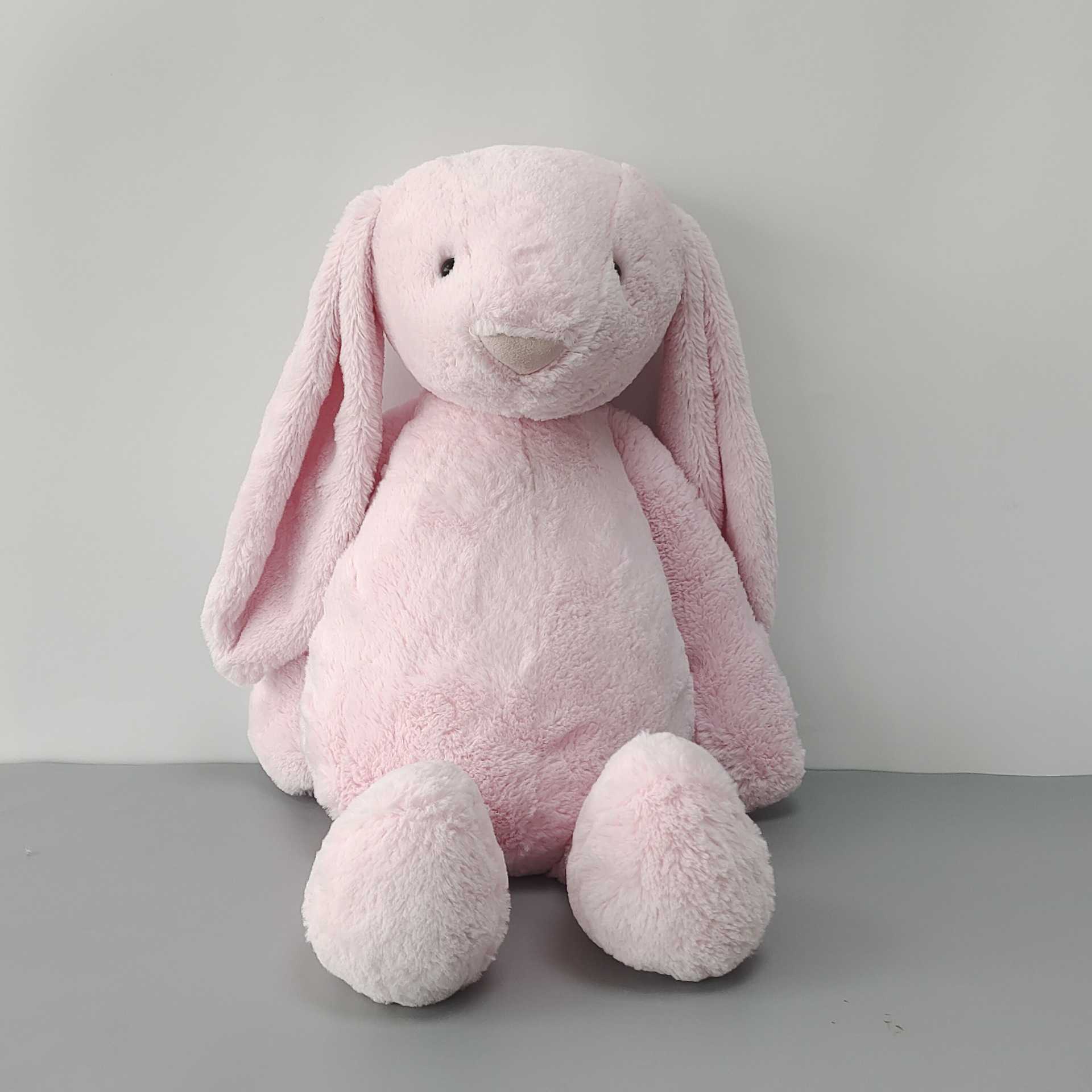 Plush Dolls Classic Shy White/Brown/Pink/Light Blue 51cm Bonnie Rabbit Soothing Doll Cute Plush Toy