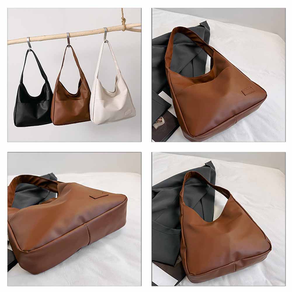 Fashionable and Minimalist Retro Shoulder Bag, Handbag, Casual Commuting Trend, Large Capacity Tote Bag-zmt