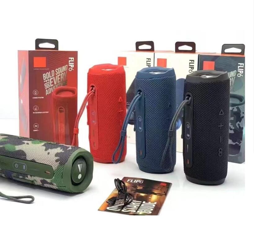 For Flip6 Bluetooth speaker outdoor portable dual-speaker TWS plug-in subwoofer Bluetooth speaker