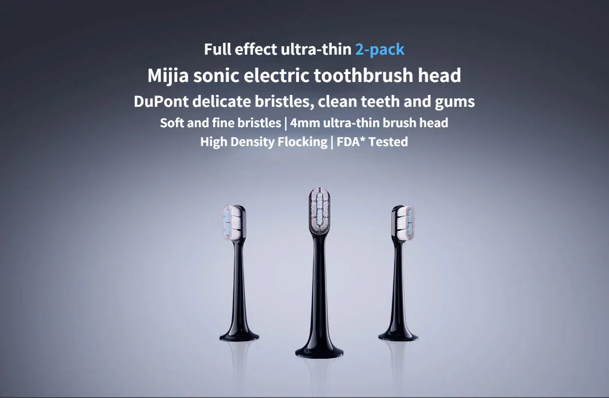 For Xiaomi Mijia Sonic Electric Toothbrush T700 Head Universal High-density Brush Head Teethbrush Replacement Heads Non Original 250519