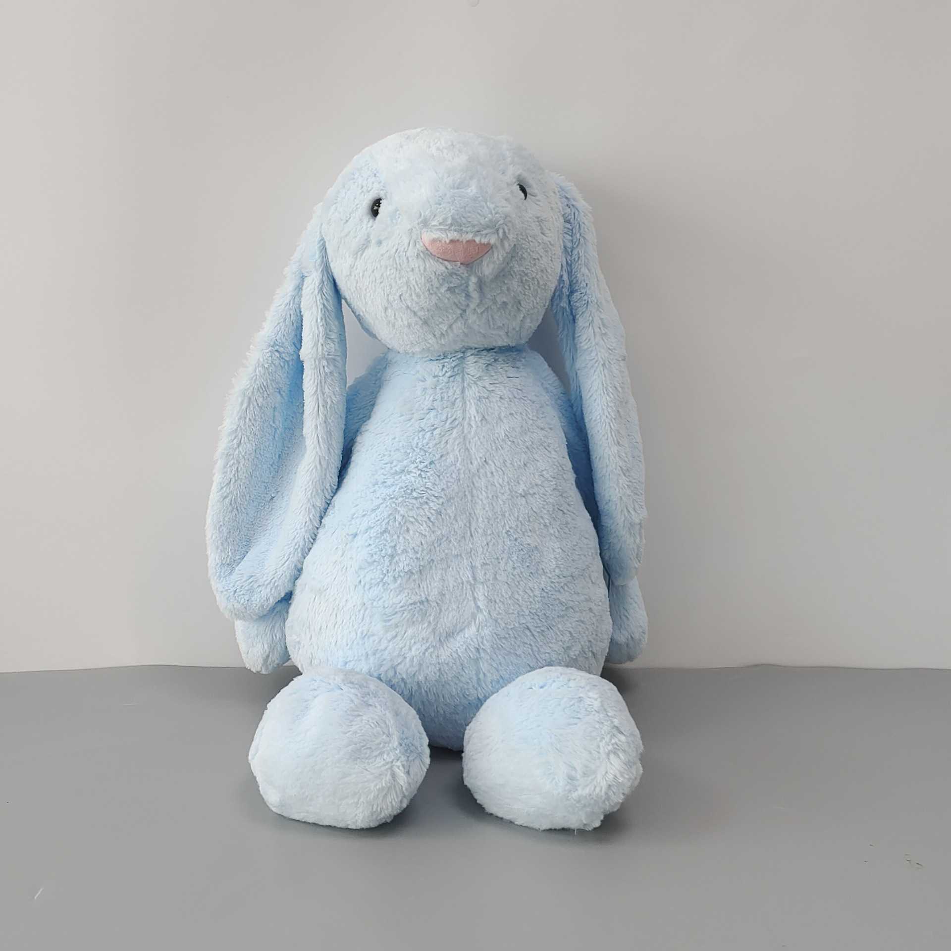 Plush Dolls Classic Shy White/Brown/Pink/Light Blue 51cm Bonnie Rabbit Soothing Doll Cute Plush Toy