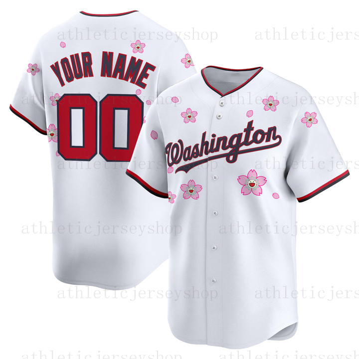 3 Crews WSN 2025 City Connect Jerseys Wood Strasburg Abrams Custom any name any number stitched Men