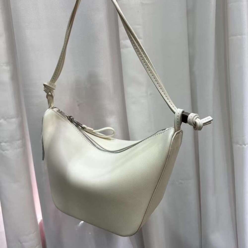 2025 new soft hobo hammock premium armpit genuine leather commuting versatile diagonal cross pillow bag