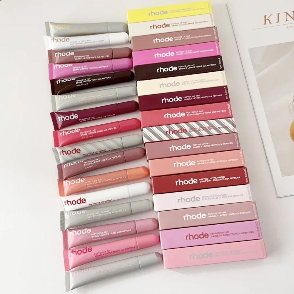 Rhode Lipstick Makeup Toast New Cheek Blush Cream Blusher Stick Lip Gloss Phone Case For iPhone INS SALTY TAN Raspberry Espresso Lipstick