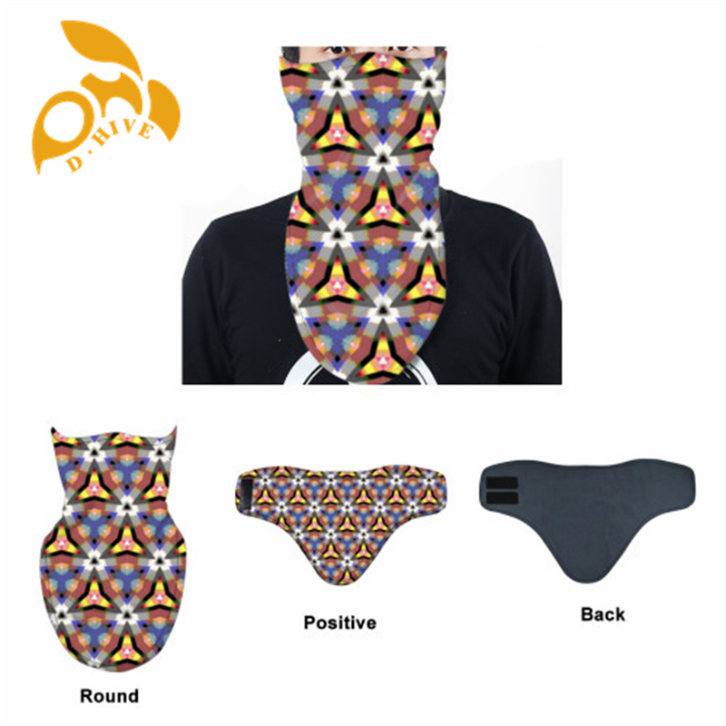 Ski mask made of polyester, comfortable and easy to wear, multifunctional face scarf for outdoor activities