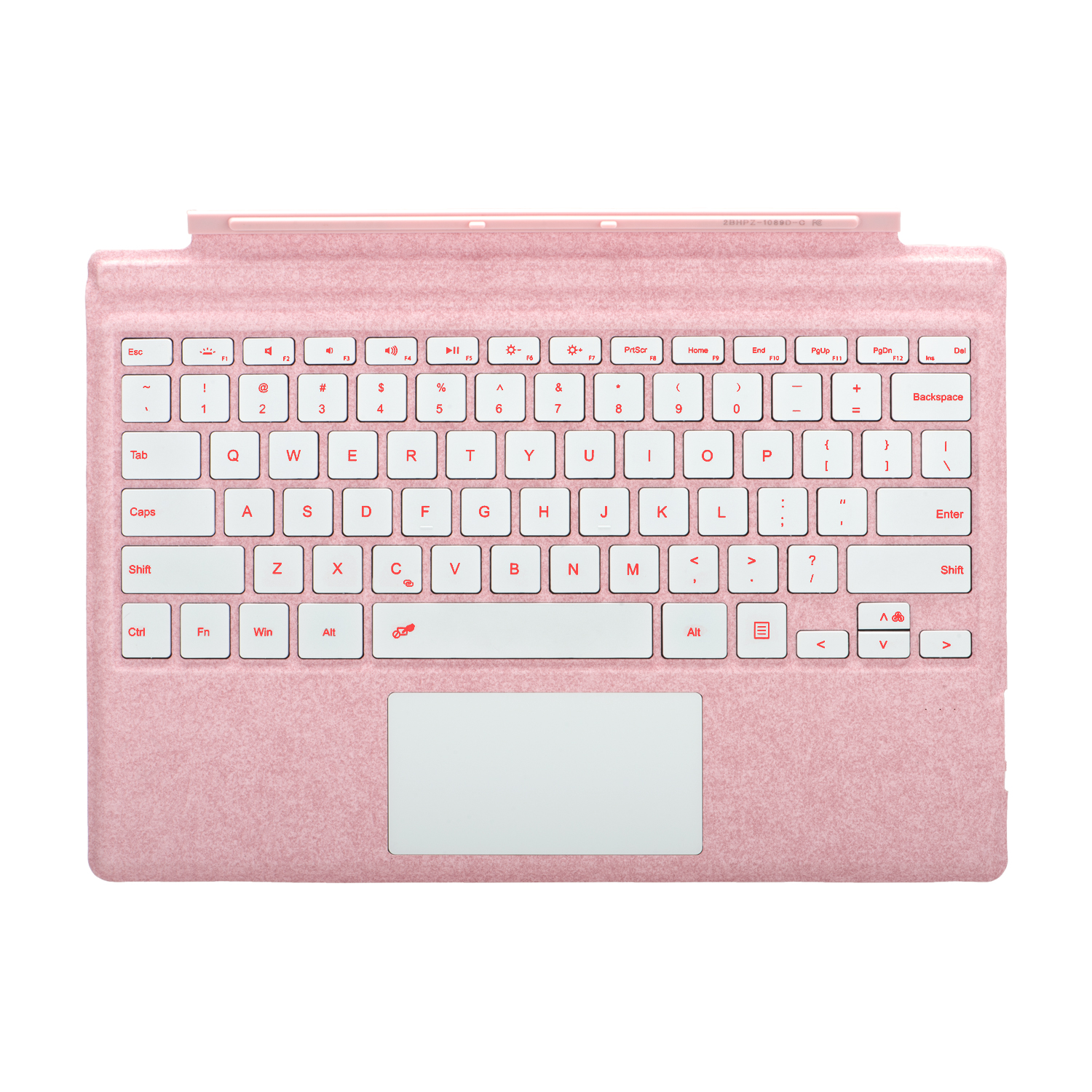 Portable Wireless Keyboard 7 Colors Backlight BT Type Cover Keyboard with Trackpad Wireless Keypad for Surface Pro 3/4/5/6/7/7+