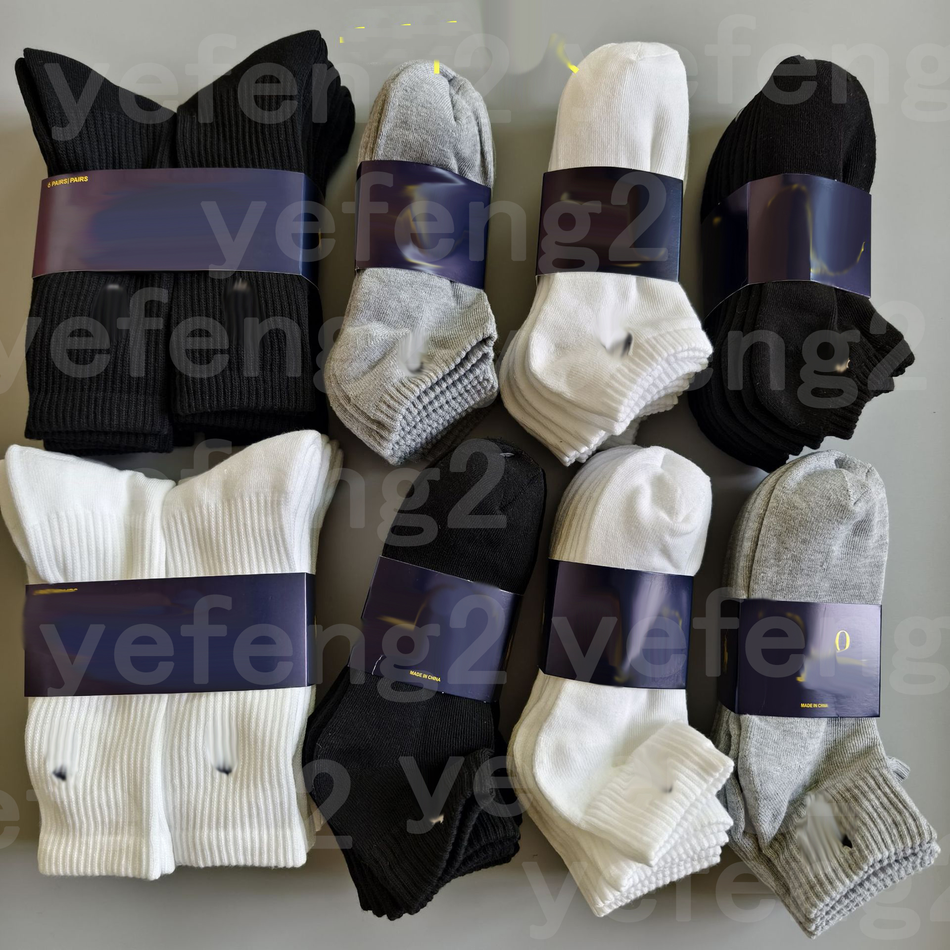mens socks designer socks classic embroidered horse socks with towel bottoms long socks
