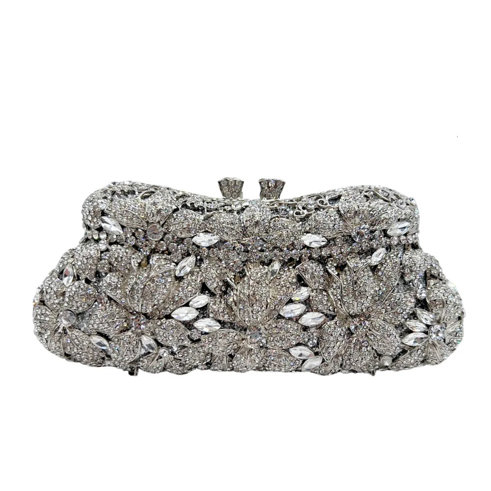 XIYUAN Lady est Style Diamond Evening Bag Wedding Party Clutch Purse Female Rhinestone Handbag Beaded Bag 250519