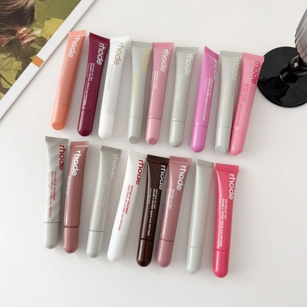 Rhode Lipstick Makeup Toast New Cheek Blush Cream Blusher Stick Lip Gloss Phone Case For iPhone INS SALTY TAN Raspberry Espresso Lipstick