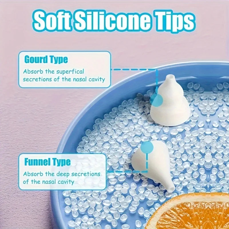 1PC Electric Nasal Absorber Silent Baby Obstruction Rhinitis Cleaner Nasal Aspirator Nose Snot Cleaner For borns 250513