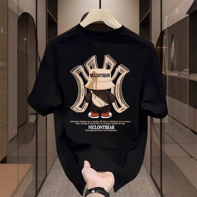 free shipping designer Men's T-Shirts outdoor casual sport soft comfortable black white clothing for men big size