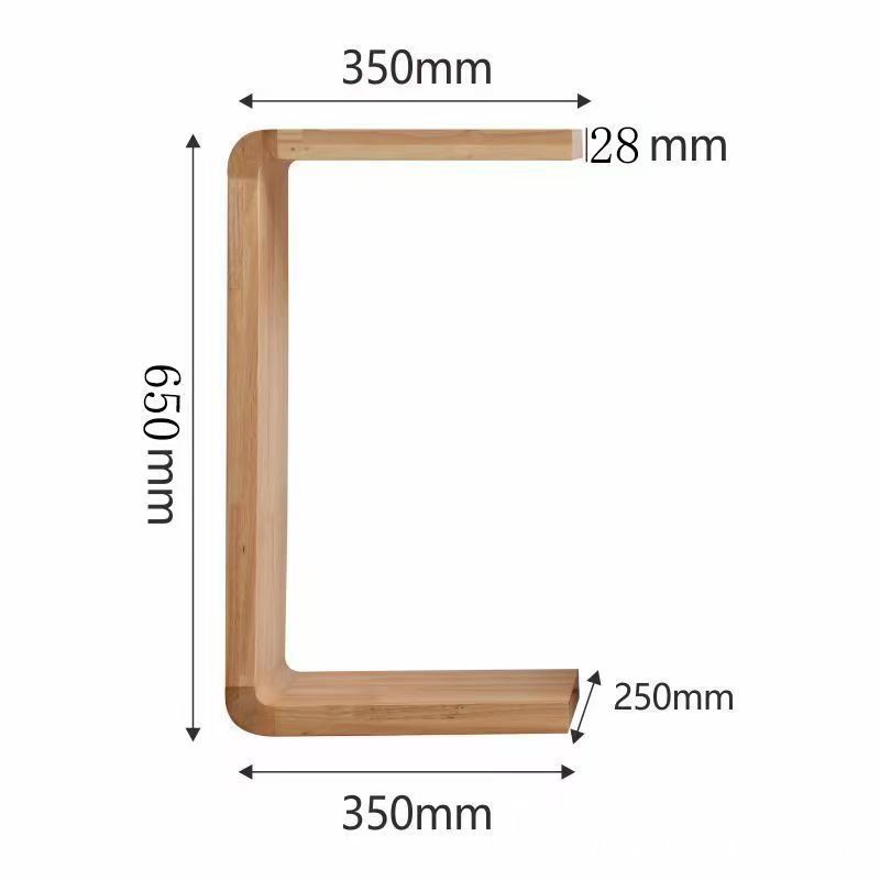 B5197 U-shaped C-shaped tatami storage rack small apartment corner table creative bedside table sofa