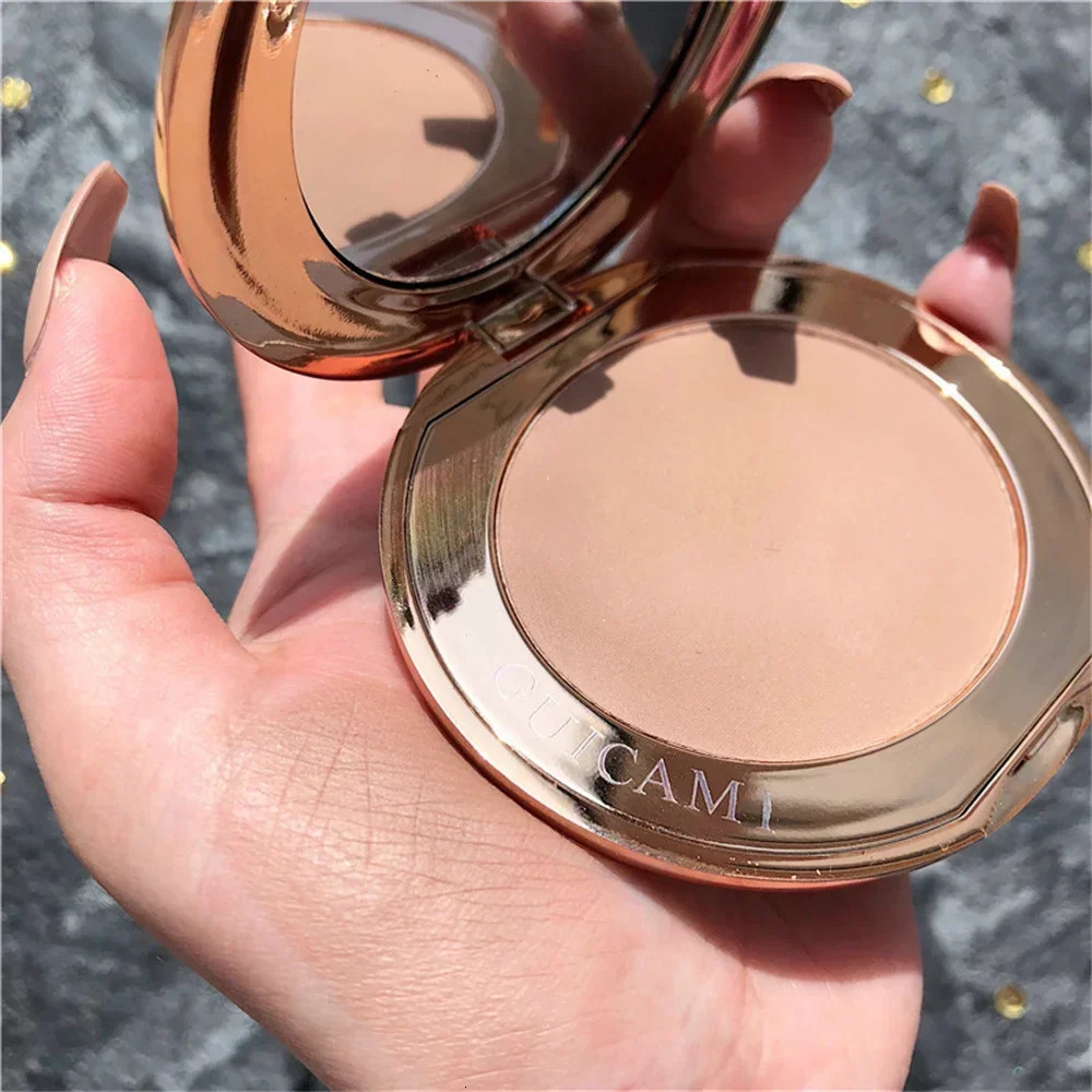 Contour Palette with Mirror Shadow Powder Bronzer Three-Dimensional Nose Shadow Powder Facial Concealer Cosmetics Makeup 250516