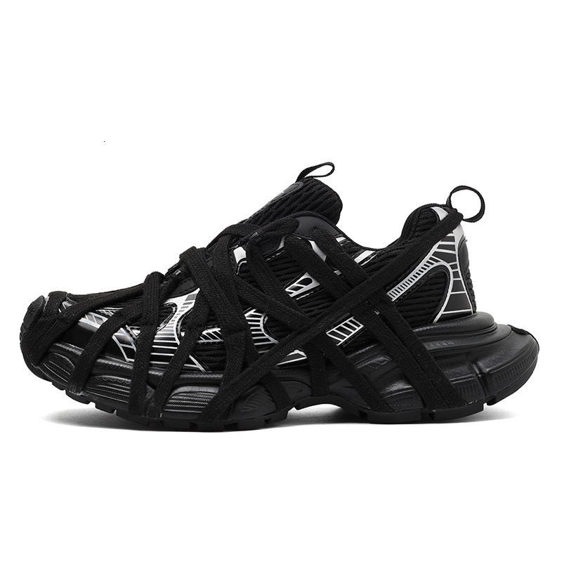 Couple Style Old Dirty Casual Shoes Spider Man Thick Soled Dad Women Spring Fashion Show New Height Increasing Sports Shoes Ddmysaturn