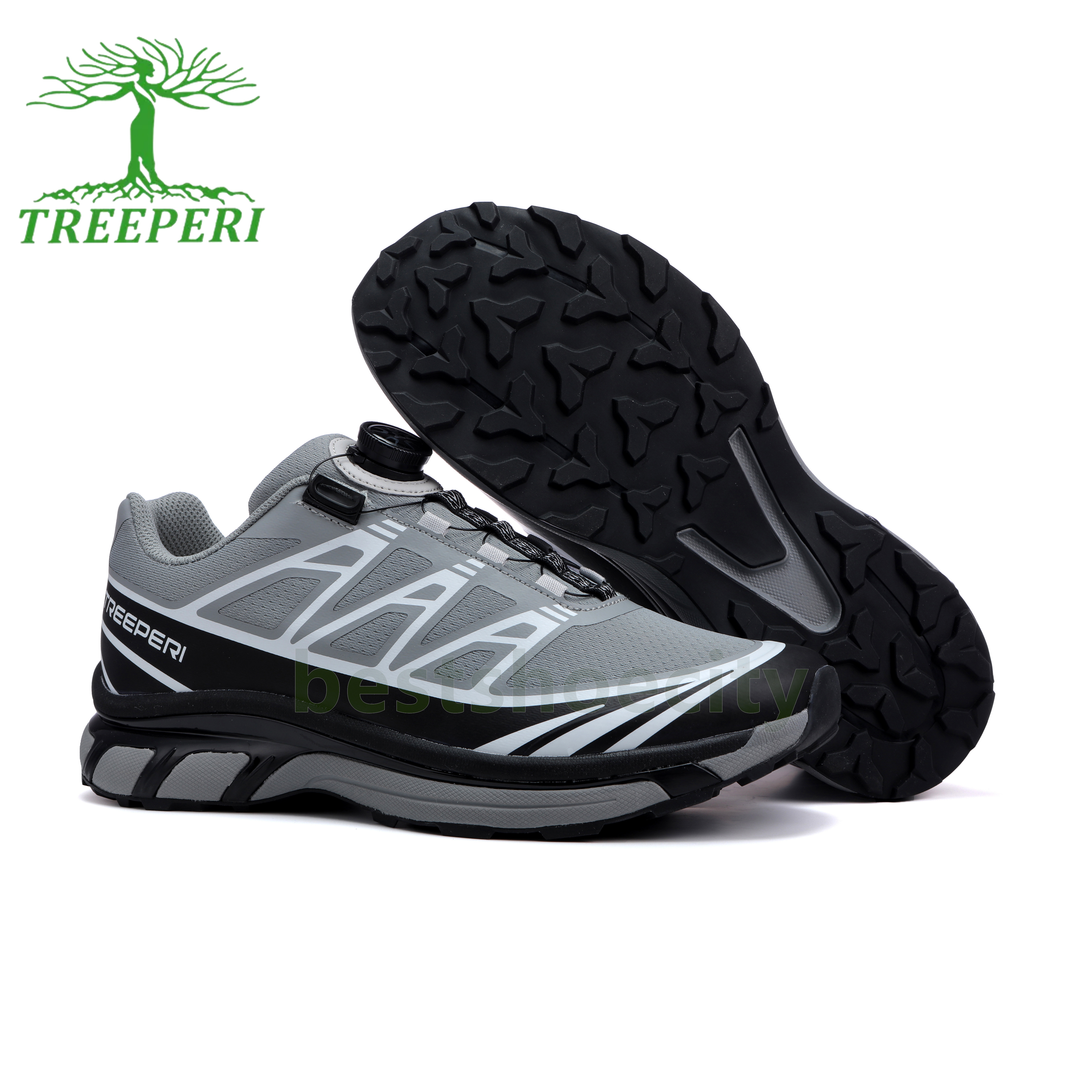 free shipping mens trainers Treeperi running shoes T92 Knob Buckle mens women shoes Breathable fabric Athletic Shock-absorbing outdoor Non-slip design