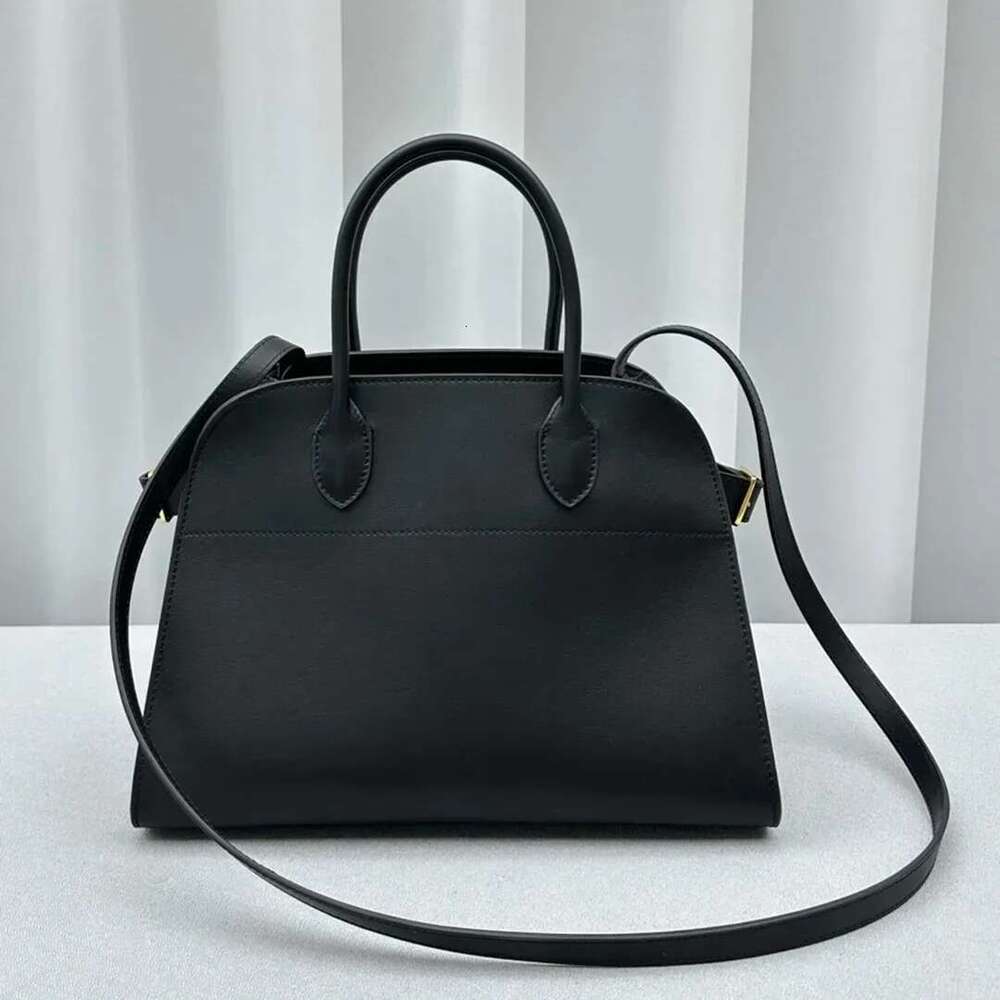 High End Leather Margaux 12 Stylish Minimalist Shoulder Handbag for Women Designer Female Girls Large Tote Bag Travelling