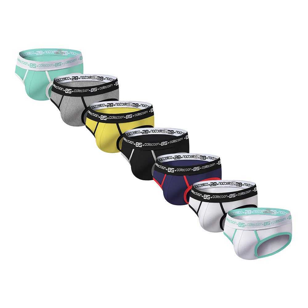 Sexy Mens Underwear Cotton Fashion Sports Bikini Briefs Male Panties Underpants for Men J250516