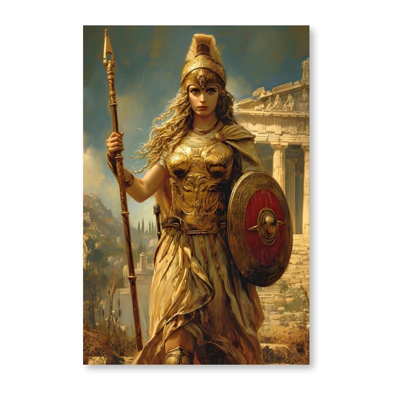 Athena Canvas Poster Wall Art Decor Print Picture Paintings for Living Room Gift ForBedroom Decoration 12x18inch(30x45cm)