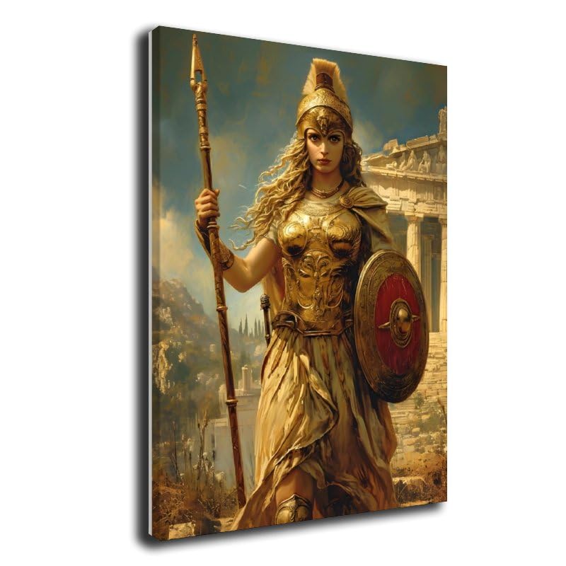 Athena Canvas Poster Wall Art Decor Print Picture Paintings for Living Room Gift ForBedroom Decoration 12x18inch(30x45cm)