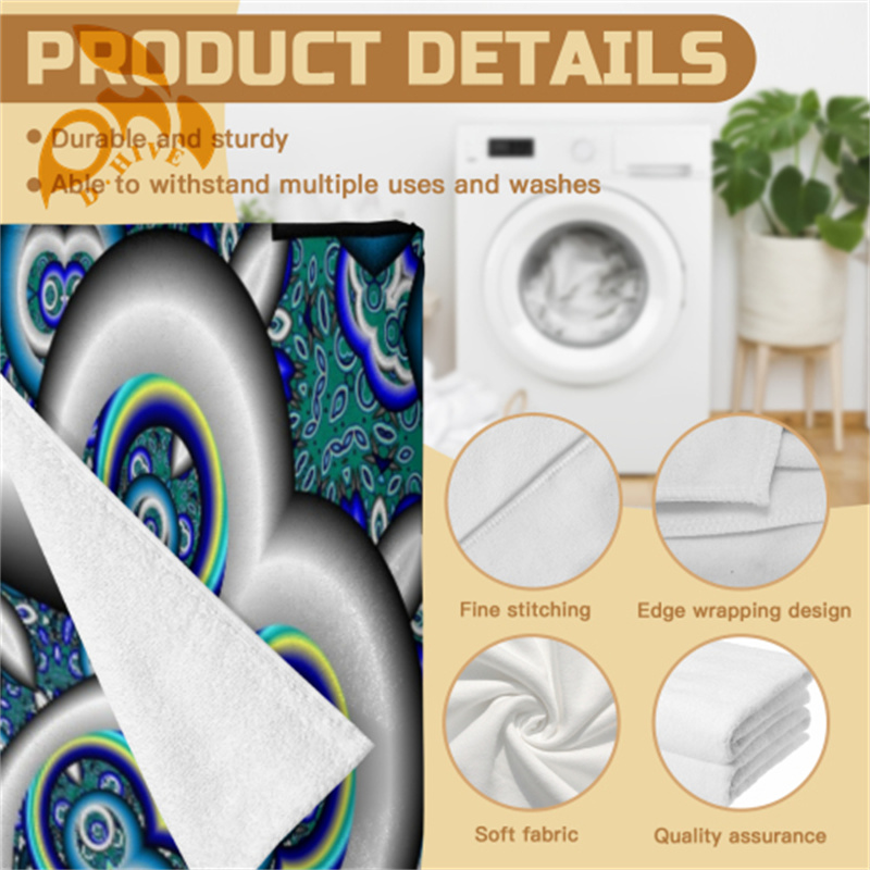 2025 Beach towel (cotton polyester blend) large size multifunctional outdoor picnic, camping